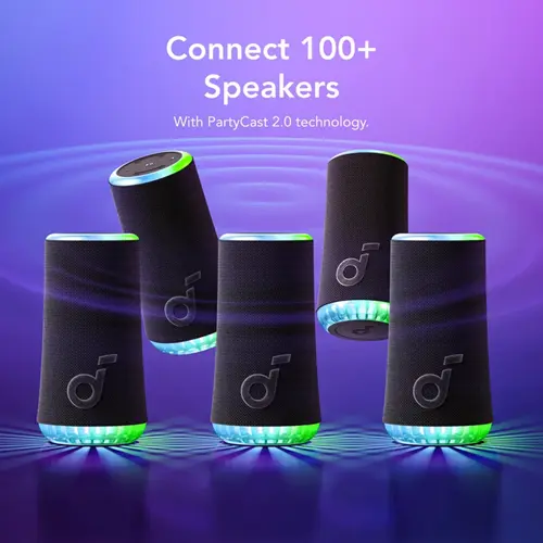 اسپیکر بلوتوثی قابل حمل انکر مدل Glow A3166011 (1)